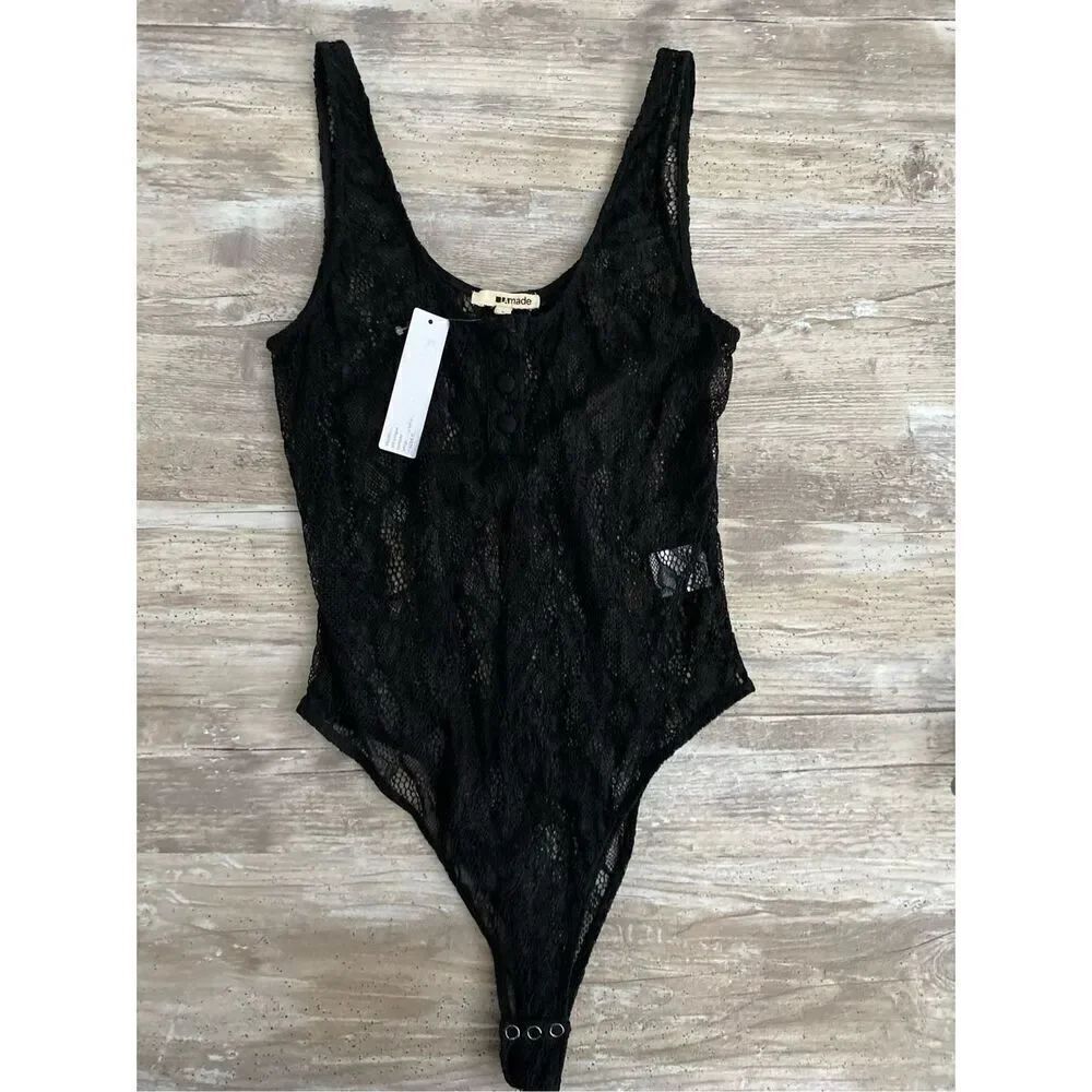 LAmade Lace One Piece Bodysuit Size Small